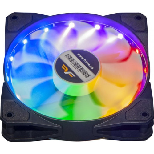 Вентилятор для корпусів 120 мм Frime Iris LED Fan 16LED Multicolor2 (FLF-HB120MLT216) - зображення 2