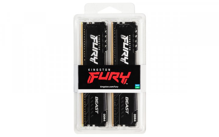 Пам'ять DDR4 RAM_32Gb (2x16Gb) 3600Mhz Kingston Fury Beast Black (KF436C18BBK2\/32) - зображення 3