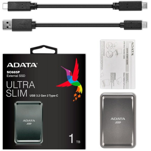 Зовнішній накопичувач SSD 500GB ADATA SC685P (ASC685P-500GU32G2-CTI) - зображення 6