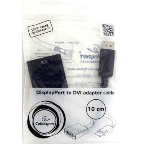 Перехідник DisplayPort to DVI, Cablexpert, 0.1m - зображення 3
