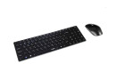 Клавіатура+мишка Rapoo 9300M Black - зображення 1