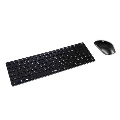 Клавіатура+мишка Rapoo 9300M Black - зображення 1