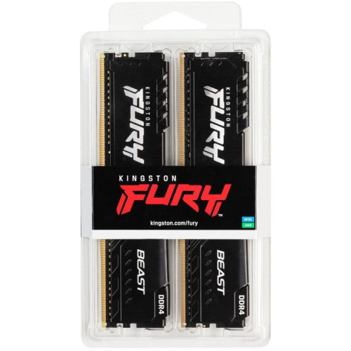 Пам'ять DDR4 RAM_32Gb (2x16Gb) 3200Mhz Kingston Fury Beast (KF432C16BB1K2\/32) - зображення 6