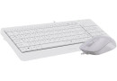 Клавіатура+опт.мишка A4-Tech F1512 White USB - зображення 2