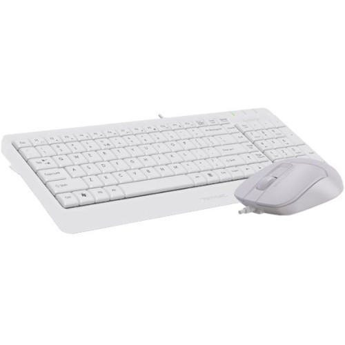 Клавіатура+опт.мишка A4-Tech F1512 White USB - зображення 2