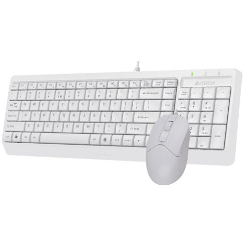 Клавіатура+опт.мишка A4-Tech F1512 White USB - зображення 3