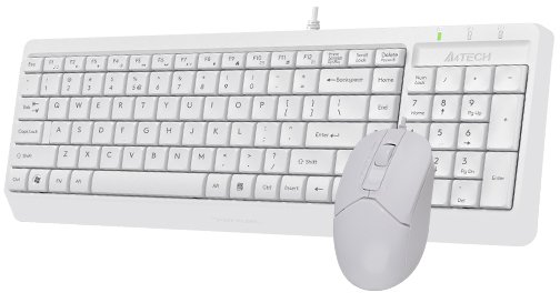 Клавіатура+опт.мишка A4-Tech F1512 White USB - зображення 3