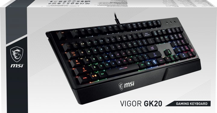 Клавіатура MSI VIGOR GK20 USB - зображення 7