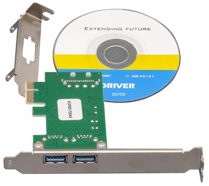 Контролер PCI-Ex1 to 2x USB 3.0  Frime NEC720200F1 (ECF-PCIEtoUSB003.LP) - зображення 1