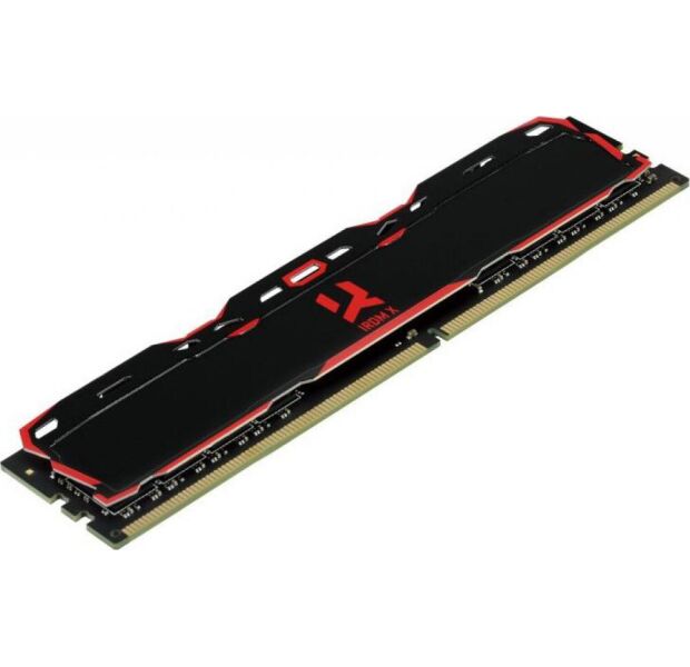 Пам'ять DDR4 RAM 8Gb (1x8Gb) 2666Mhz Goodram Iridium X Black (IR-X2666D464L16S\/8G) - зображення 3