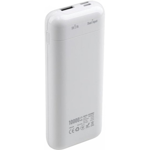 Батарея POWER BANK Vinga 10000 mAh glossy white - зображення 2