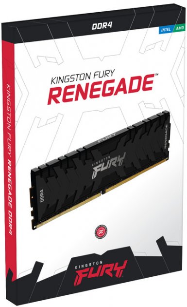 Пам'ять DDR4 RAM_16Gb (2x8Gb) 3200Mhz Kingston Fury Renegade Black (KF432C16RBK2\/16) - зображення 3