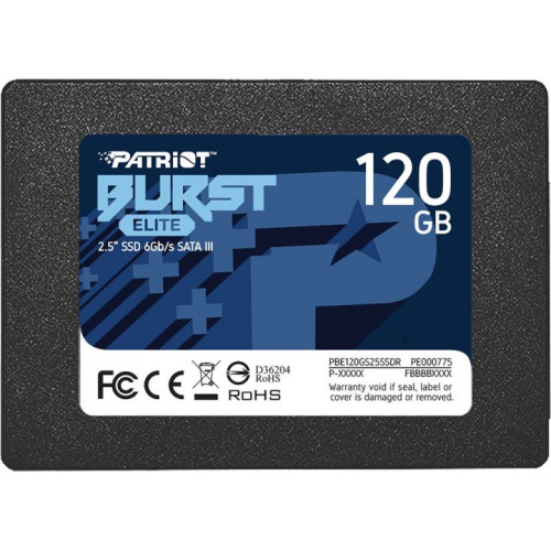 Накопичувач SSD 120GB Patriot Burst Elite (PBE120GS25SSDR) - зображення 1