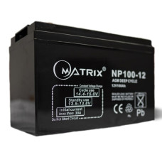 Акумуляторна батарея Matrix 12-100AH (NP100-12)