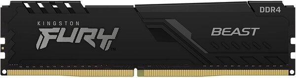 Пам'ять DDR4 RAM 4Gb 2666Mhz Kingston Fury Beast Black (KF426C16BB\/4) - зображення 1