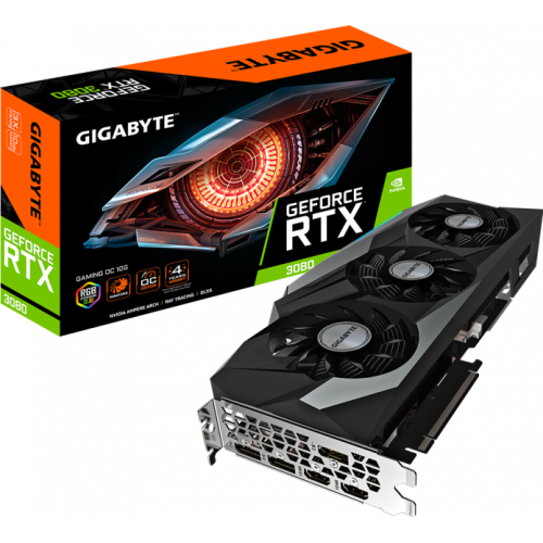 Відеокарта GeForce RTX 3080 10Gb GDDR6X Gigabyte GAMING OC (GV-N3080GAMING OC-10GD 2.0) - зображення 8