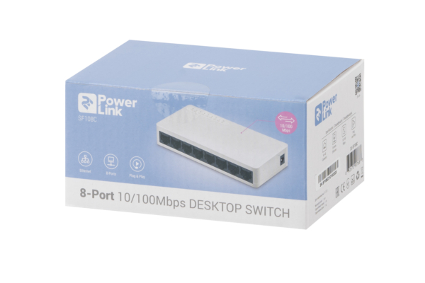 Комутатор Switch 2E PowerLink SF108C - зображення 7