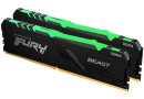 Пам'ять DDR4 RAM_32Gb (2x16Gb) 2666Mhz Kingston Fury Beast RGB (KF426C16BB1AK2\/32, KF426C16BBAK2\/32) - зображення 1