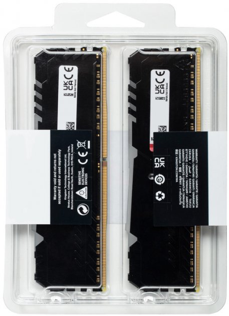Пам'ять DDR4 RAM_32Gb (2x16Gb) 2666Mhz Kingston Fury Beast RGB (KF426C16BB1AK2\/32, KF426C16BBAK2\/32) - зображення 4