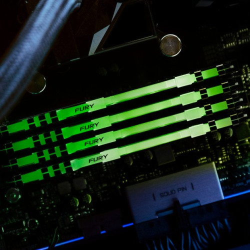 Пам'ять DDR4 RAM_32Gb (2x16Gb) 2666Mhz Kingston Fury Beast RGB (KF426C16BB1AK2\/32, KF426C16BBAK2\/32) - зображення 5