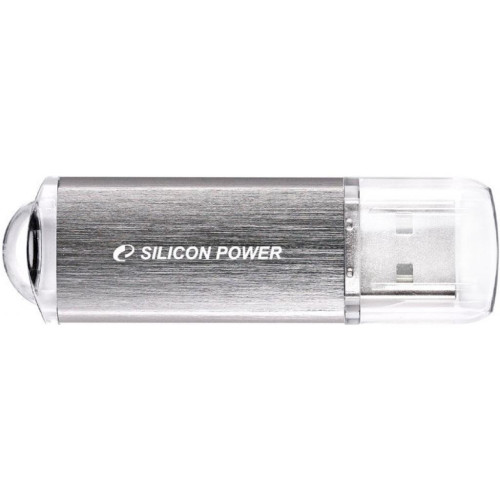 Флеш пам'ять USB 16Gb Silicon Power Ultima II Silver USB2.0 - зображення 1