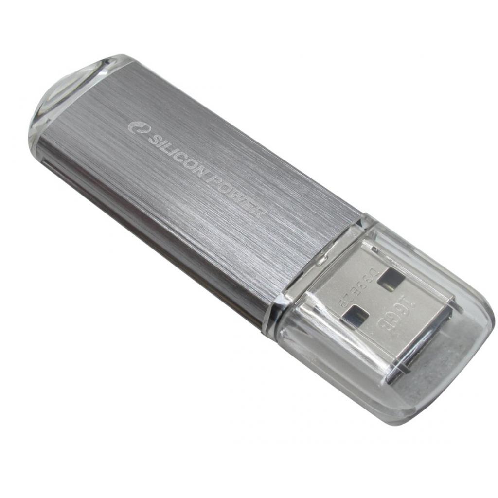 Флеш пам'ять USB 16Gb Silicon Power Ultima II Silver USB2.0 - зображення 3