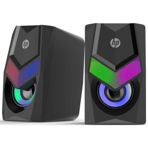 Колонки HP DHE-6000 LED RGB Black - зображення 1