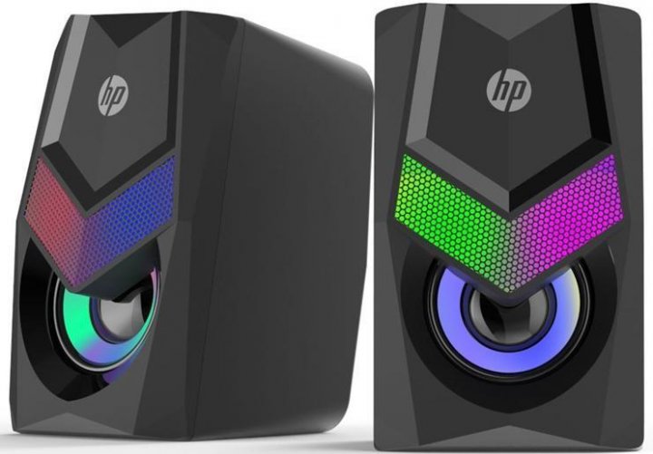 Колонки HP DHE-6000 LED RGB Black - зображення 1