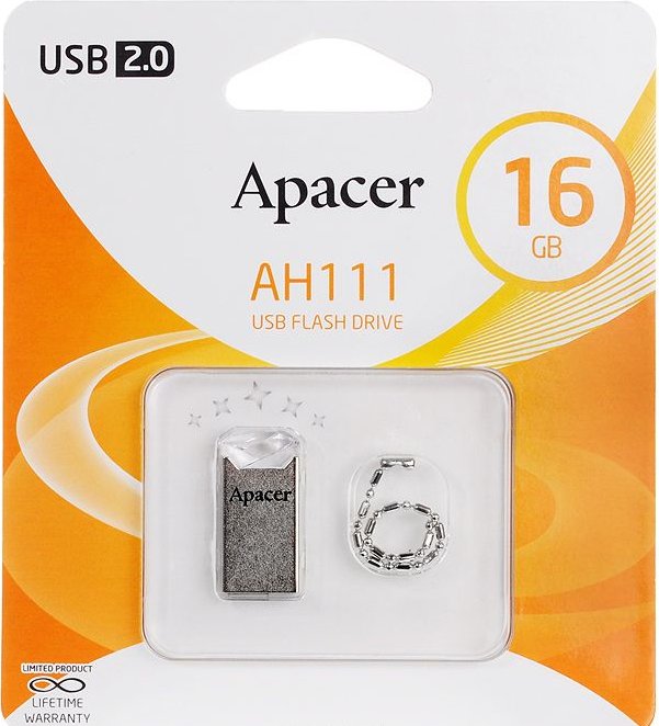 Флеш пам'ять USB 32 Gb Apacer AH111 Crystal RP USB2.0 - зображення 4