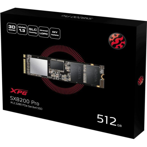 Накопичувач SSD NVMe M.2 512GB A-DATA XPG SX8200 Pro (ASX8200PNP-512GT-C) - зображення 4