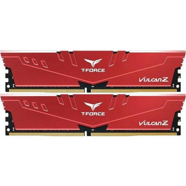 Пам'ять DDR4 RAM_16Gb (2x8Gb) 3200Mhz Team T-Force Vulcan Z Red (TLZRD416G3200HC16CDC01) - зображення 1