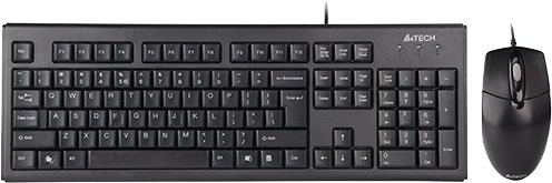 Клавіатура+опт.мишка A4-Tech KR-8572 Black - зображення 1
