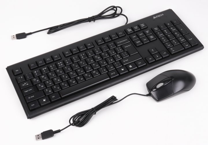 Клавіатура+опт.мишка A4-Tech KR-8572 Black - зображення 2