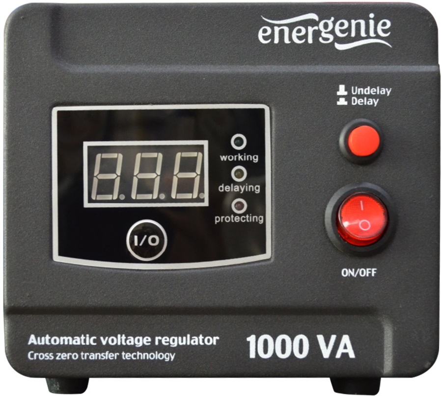Стабілізатор напруги EnerGenie EG-AVR-D1000-01 - зображення 1