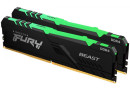 Пам'ять DDR4 RAM_64Gb (2x32Gb) 3200Mhz Kingston Fury Beast RGB (KF432C16BBAK2\/64) - зображення 1