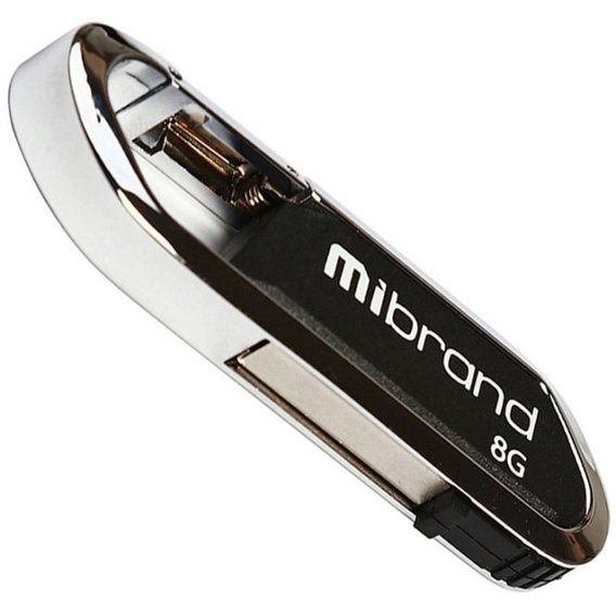 Флеш пам'ять USB 8 Gb Mibrand Aligator Black USB 2.0 - зображення 2