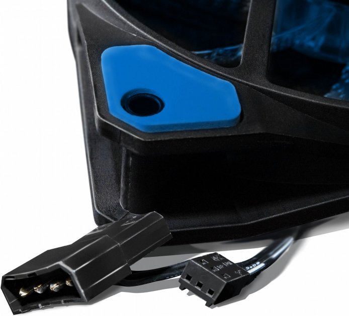 Вентилятор для корпусів 120mm Frime Iris LED Fan 15LED Blue (FLF-HB120B15) - зображення 3