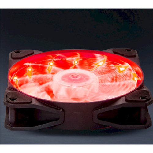 Вентилятор для корпусів 120mm Frime Iris LED Fan 15LED Red (FLF-HB120R15) - зображення 3