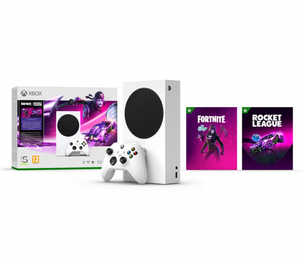 Ігрова консоль Xbox Series S 512GB + Fortnite + RL (RRS-00034) - зображення 1