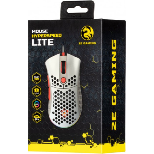 Мишка 2E Gaming HyperSpeed Lite RGB White - зображення 7