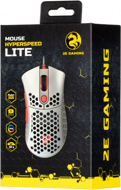 Мишка 2E Gaming HyperSpeed Lite RGB White - зображення 7