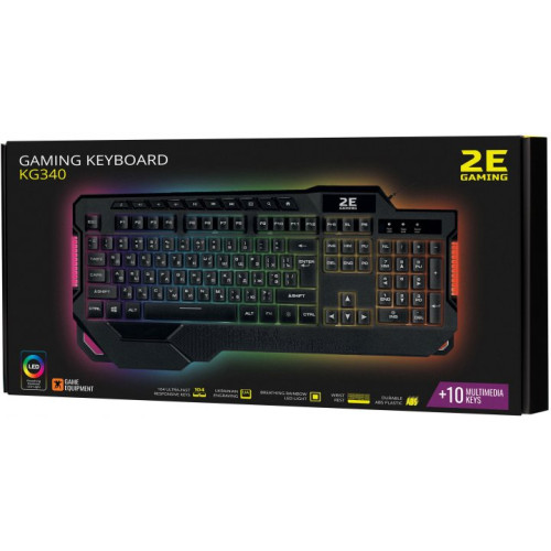 Клавіатура 2E Gaming KG340 LED (2E-KG340UBK) - зображення 6