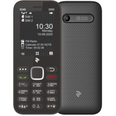 Мобільний телефон 2E E240 2020 Dual Sim Black (680576170026) - зображення 1