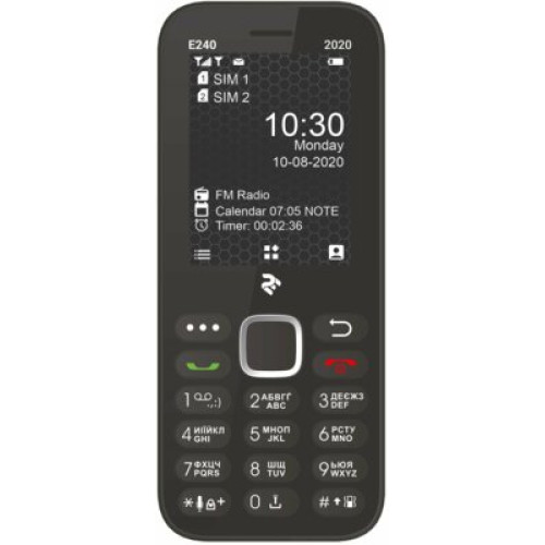Мобільний телефон 2E E240 2020 Dual Sim Black (680576170026) - зображення 2