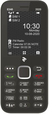 Мобільний телефон 2E E240 2020 Dual Sim Black (680576170026) - зображення 2