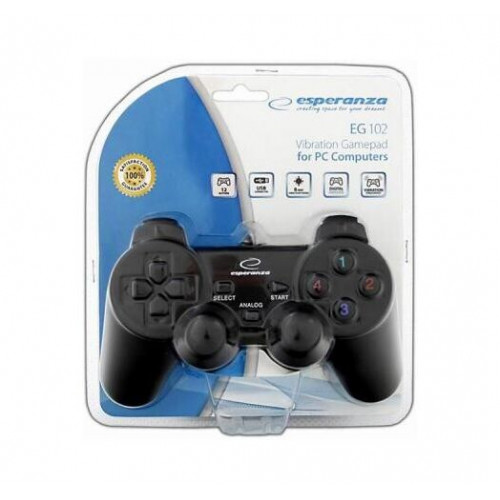 Геймпад Esperanza Vibration gamepad USB warrior - зображення 4