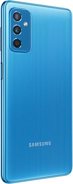Смартфон SAMSUNG Galaxy M52 5G Light Blue - зображення 3