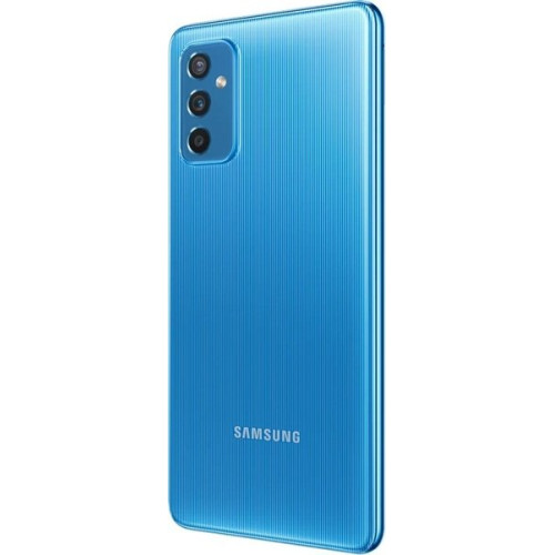 Смартфон SAMSUNG Galaxy M52 5G Light Blue - зображення 7