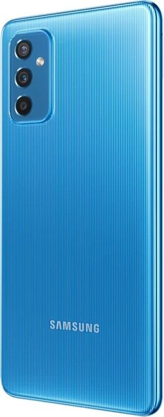 Смартфон SAMSUNG Galaxy M52 5G Light Blue - зображення 7