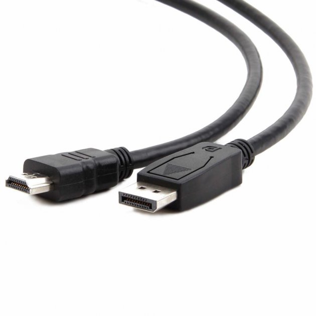 Кабель DisplayPort to HDMI, 1 m, Cablexpert - зображення 1